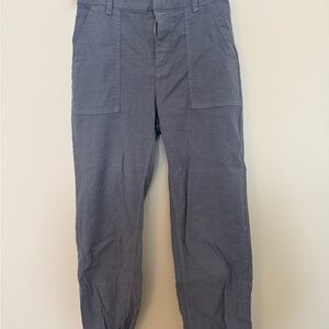 Blue Stone Gray Casual Jogger Pants